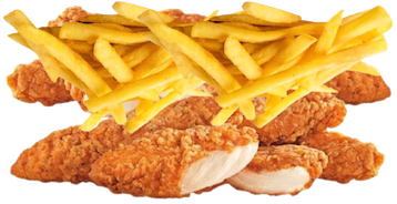10.PCS CHICKEN TENDERS & FRIES