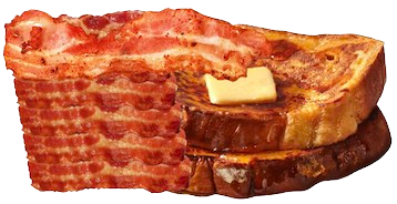 FRENCH TOAST & BEEF BACON