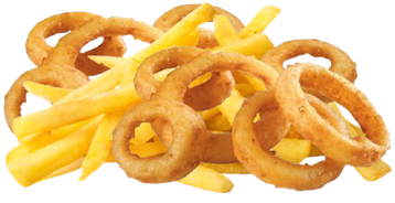 10 PCS ONION RINGS & FREIS